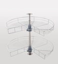 3/4 Lazy Susan - Wired Tray