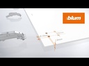 110° CLIP top BLUMOTION for Thin Door Hinge